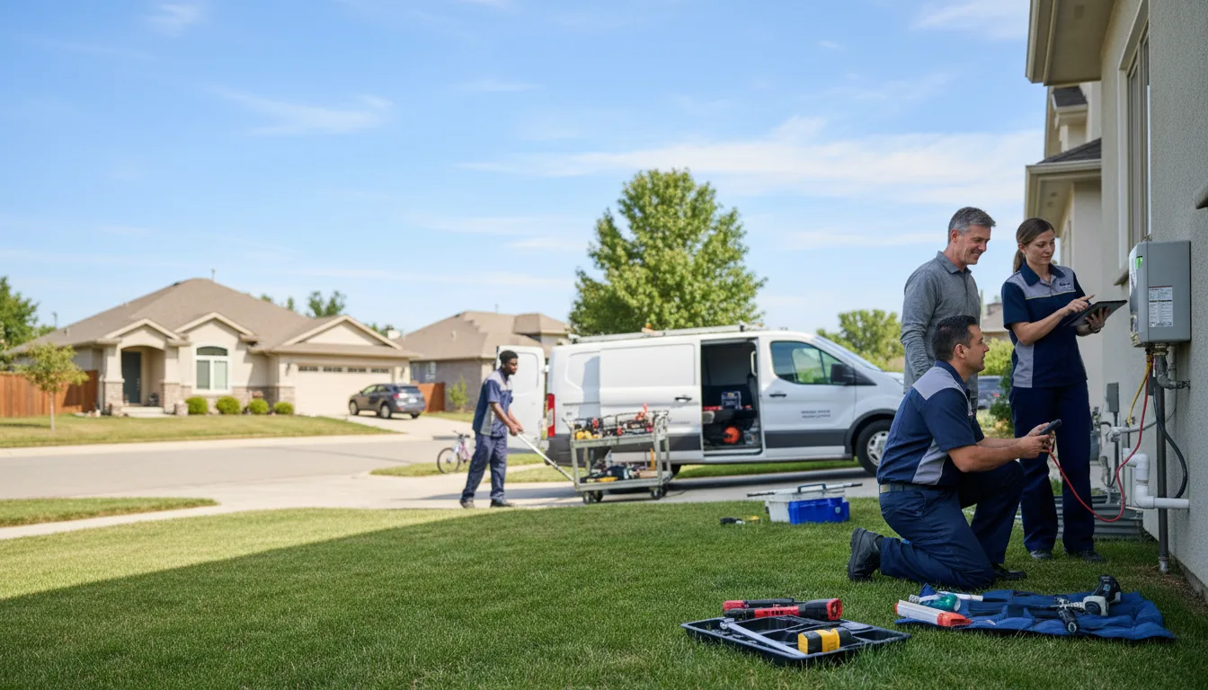 Tankless water heater service in Salem, IL